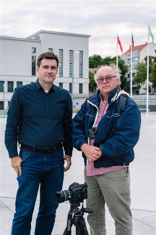 Fotomenininkas Thierry Girard Kaune. K. Krinickaitės nuotr.