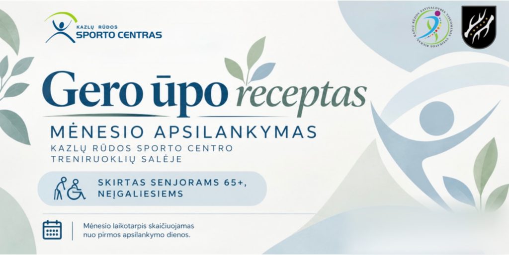 „Gero ūpo receptai“ senjorus kviečia į treniruoklių salę
