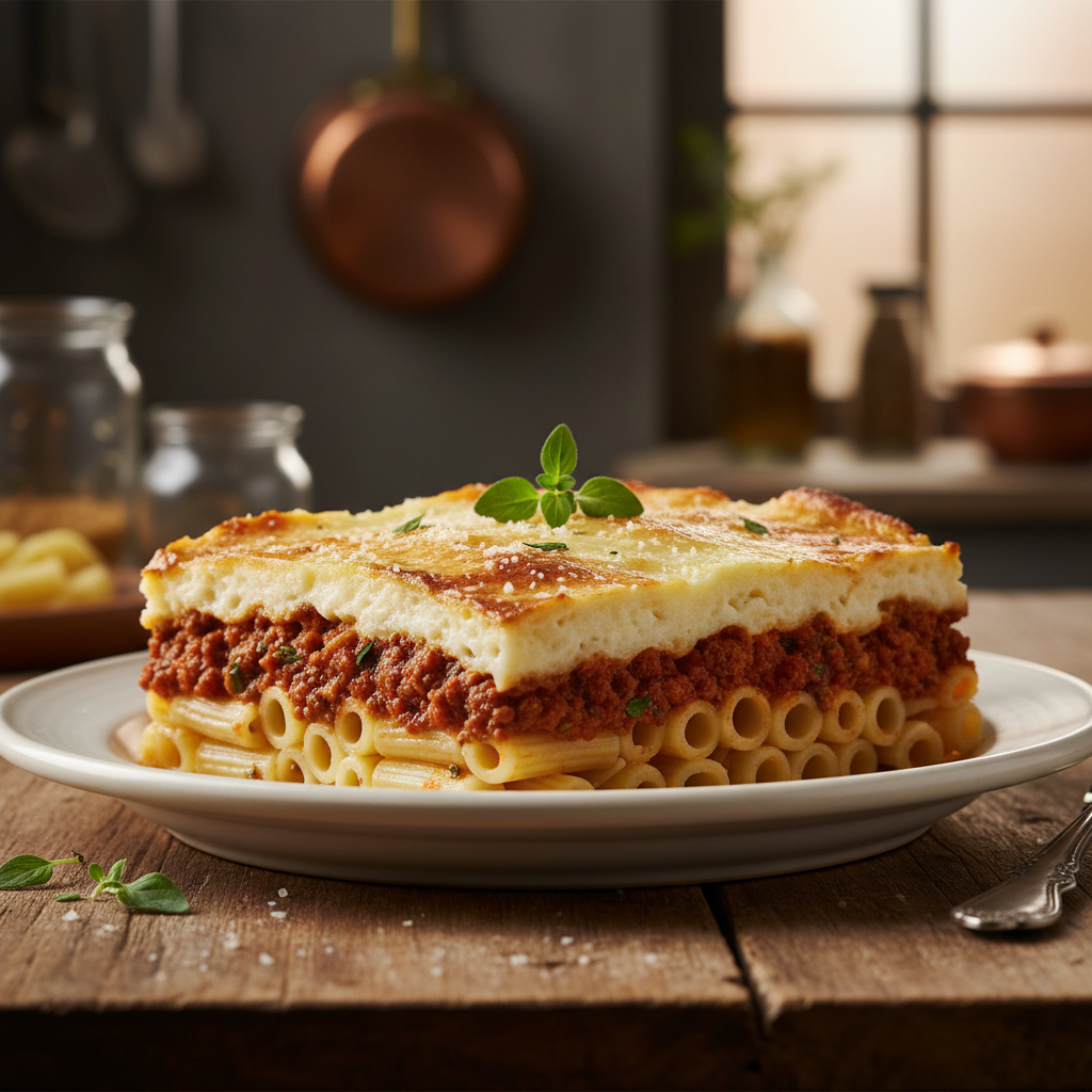 Kreminis graikiškas pastitsio: jaukiai rudens vakarienei