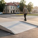 Kėdainiuose įrengiamos nuovažos – viešoji aplinka taps patogesnė gyventojams