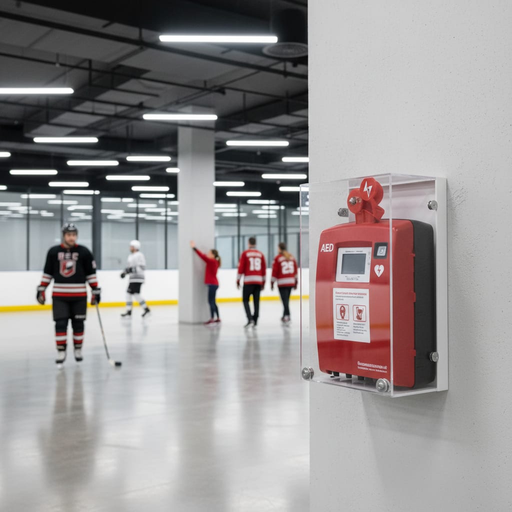 Elektrėnų savivaldybės sporto centrui perduoti automatiniai išoriniai defibriliatoriai