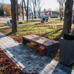 Dar viena erdvė poilsiui ir menui – sutvarkytas skveras Šančiuose