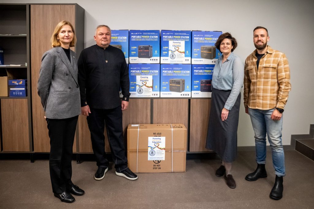 VDU parama devyniems Ukrainos universitetams